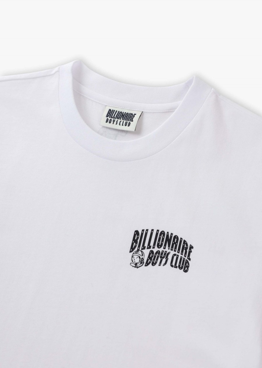 Mens BILLIONAIRE BOYS CLUB T-Shirts | Mens Small Arch Logo T-Shirt In White