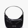 Womens VERSACE JEANS COUTURE Shoulder Bags | Womens Zipper Faux Croc Bag In Black