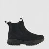 Womens WODEN Boots | Womens Black Magda Rubber Track Boot