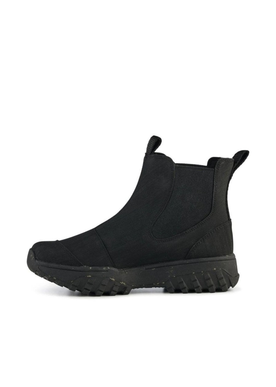 Womens WODEN Boots | Womens Black Magda Rubber Track Boot