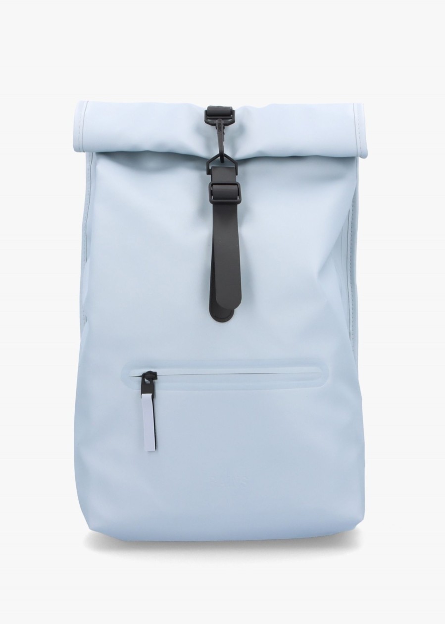 Womens RAINS Backpacks | Rolltop W3 Backpack In Wind