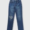 Womens GOOD AMERICAN Jeans | Ga Good 90'S Crop Icon Jean With Knee Rips