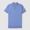 Mens JOHN SMEDLEY Polo Shirts | Mens Payton Polo Shirt In Winter Violet