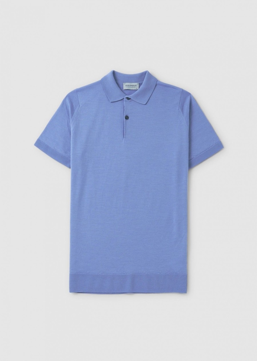 Mens JOHN SMEDLEY Polo Shirts | Mens Payton Polo Shirt In Winter Violet