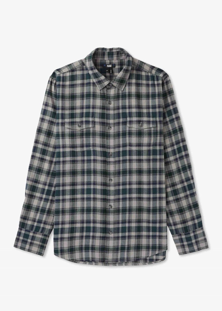 Mens PAIGE Shirts | Mens Everett Shirt In Jasper Hills