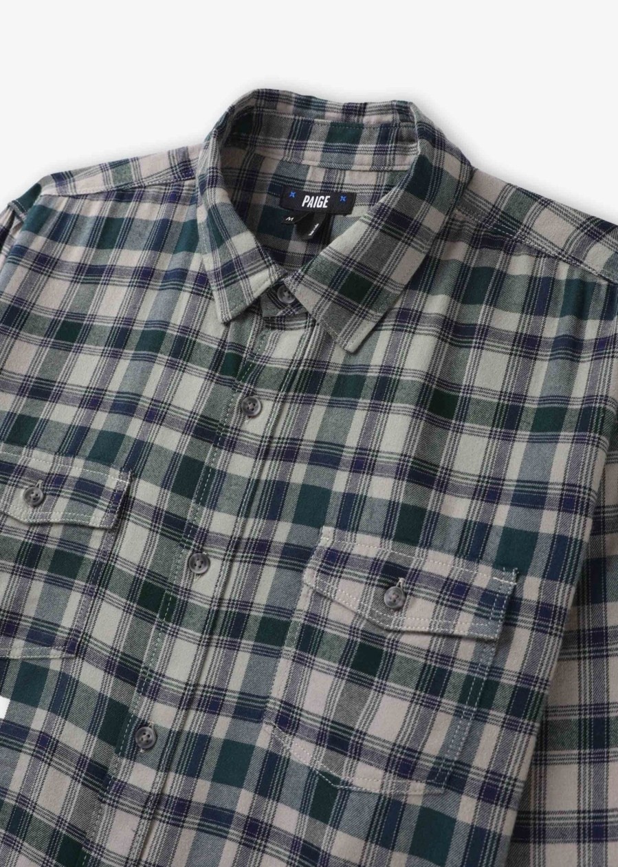 Mens PAIGE Shirts | Mens Everett Shirt In Jasper Hills