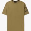 Mens BELSTAFF T-Shirts | Mens Centenary Sleeve Logo T-Shirt In British Khaki