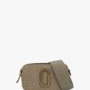 Womens MARC JACOBS Crossbody Bags | Womens The Crystal Canvas Snapshot Camera Bag In Slate Green