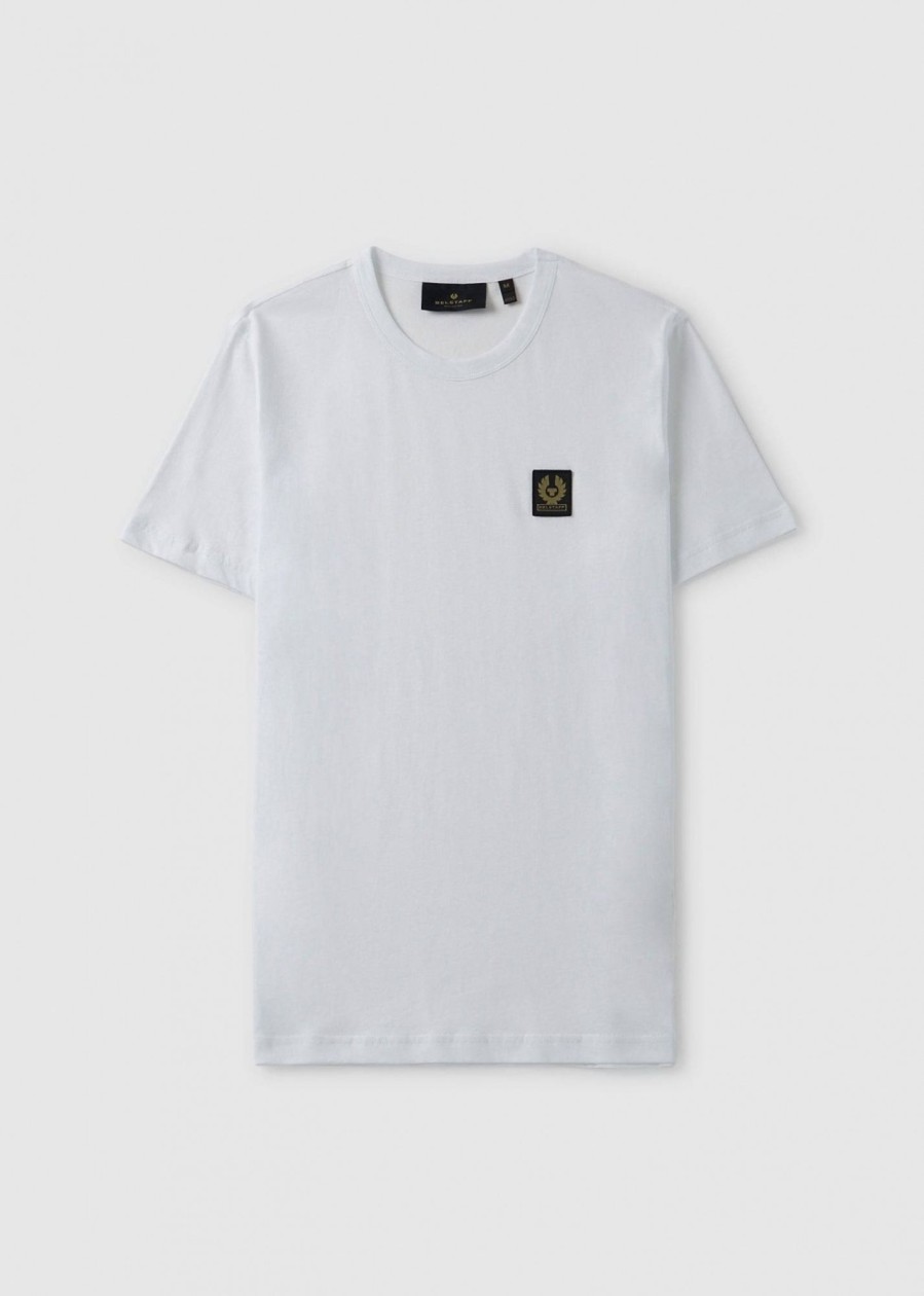 Mens BELSTAFF T-Shirts | Mens Small Logo T-Shirt In White