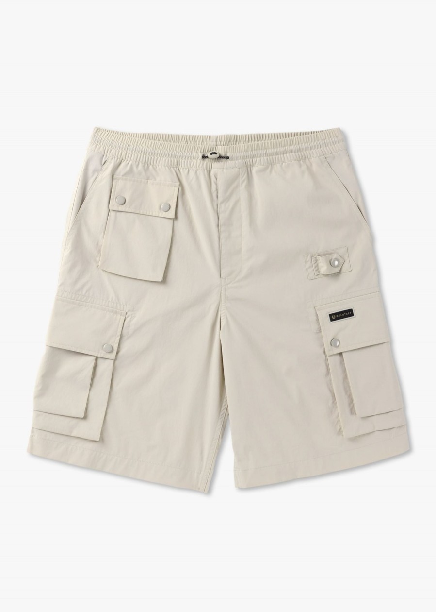 Mens BELSTAFF Shorts | Mens Castmaster Cargo Shorts In Shell