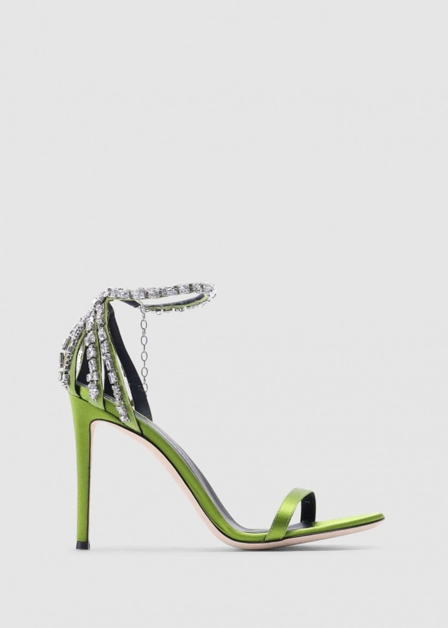 Womens GIUSEPPE ZANOTTI Heels | Women'S Adele 105 Green Heels