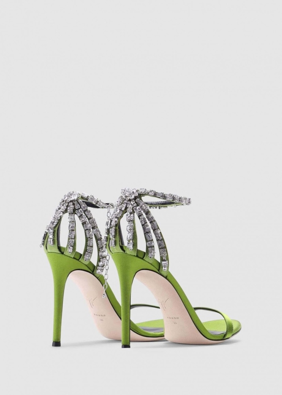 Womens GIUSEPPE ZANOTTI Heels | Women'S Adele 105 Green Heels