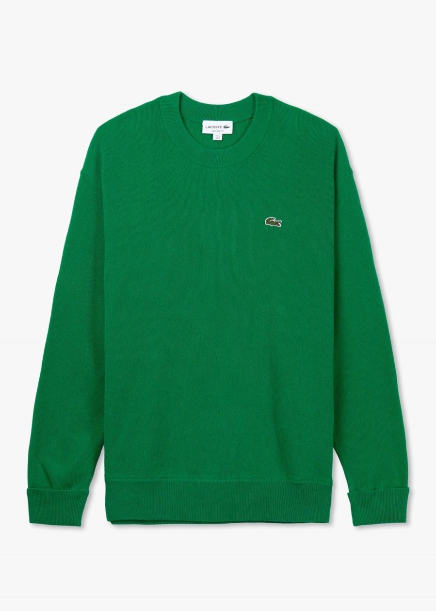 Mens LACOSTE Knitwear | La Core Essentails Knitted Sweatshirt