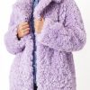 Womens STAND STUDIO Coats & Jackets | Womens Camille Curly Cocoon Coat In Lilac