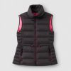 Womens BELSTAFF Coats & Jackets | Womens Flash Escape Gilet In Granite Grey Neon Pink