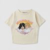 Womens FIORUCCI Tops | Fc Vintage Angel Cropped T-Shirt