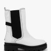 Womens FLY LONDON Boots | Womens Judy Leather Tall Chelsea Boots In White