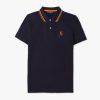 Mens PSYCHO BUNNY Polo Shirts | Mens Plano Pique Polo Shirt In Navy