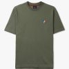 Mens PAUL SMITH T-Shirts | Mens Broad Zebra T-Shirt In Green