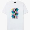 Mens PAUL SMITH T-Shirts | Mens Heads Up T-Shirt In White