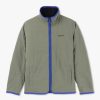 Mens BARBOUR Coats & Jackets | Mens Tarn Reversible Fleece Jacket In Dusty Olive