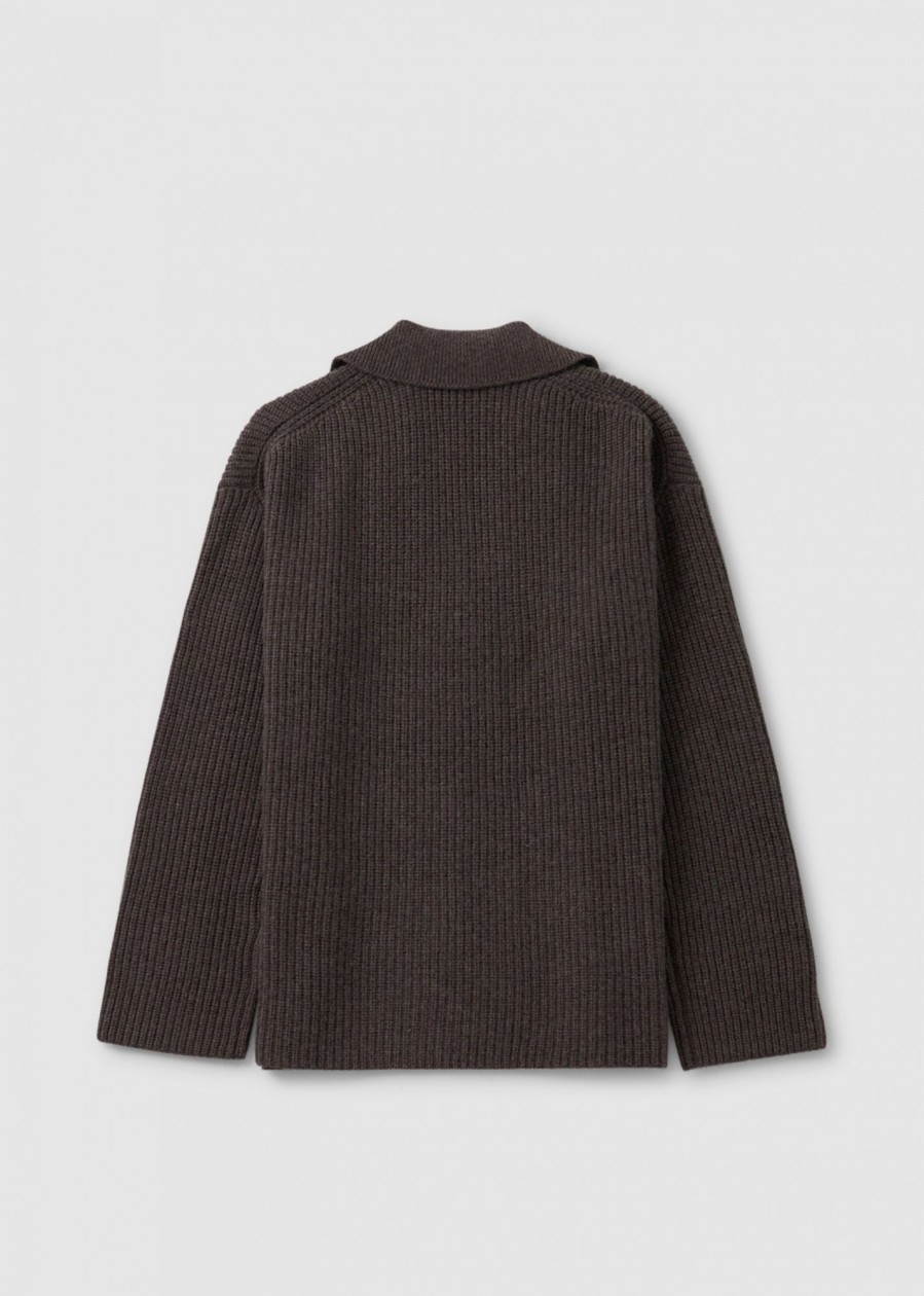 Womens RAILS Knitwear | Ra Harris Polo Collar Merino Jumper