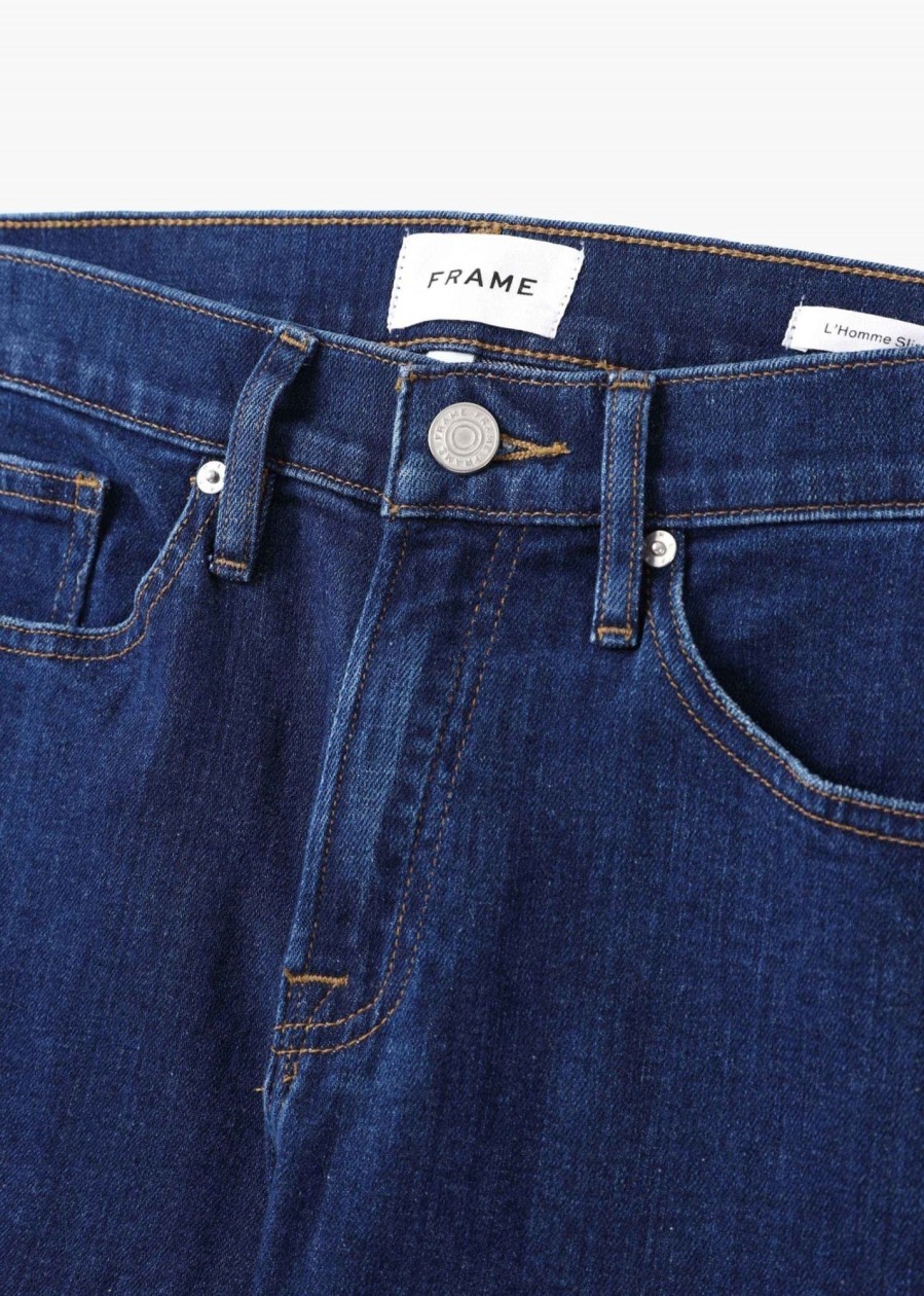 Mens FRAME Jeans | Mens L'Homme Slim Jeans In Long Bay