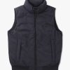 Mens REPLAY Coats & Jackets | Mens Quilted Gilet Vest In Deep Blue