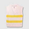 Womens TOMMY HILFIGER Tops | Th Striped V Neck Vest