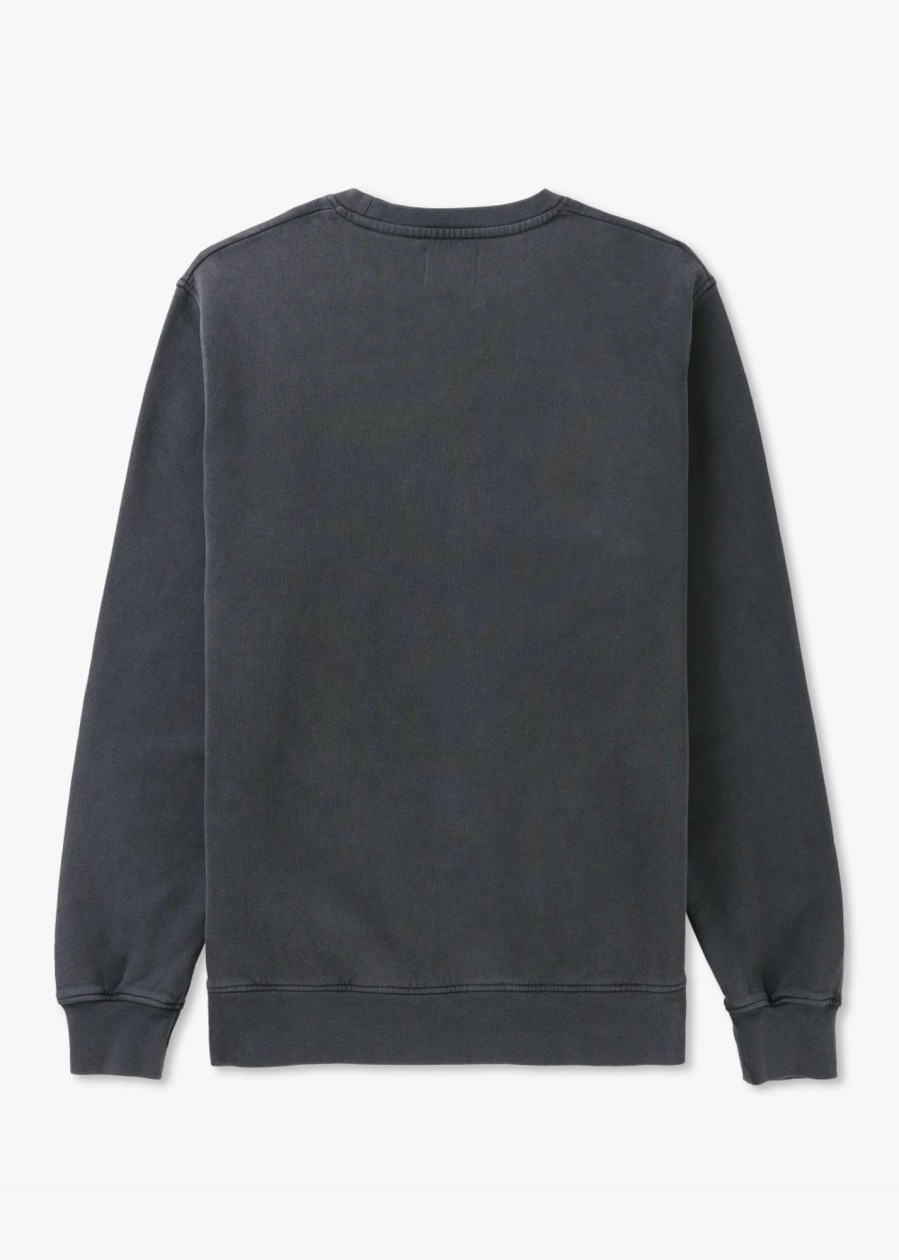 Mens COLORFUL STANDARD Sweatshirts & Hoodies | Mens Classic Crew Neck Sweatshirt In Faded Black