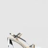 Womens AEYDE Heels | Aeyde Women'S Hilda Silver Heels