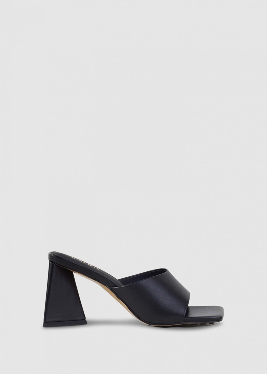 Womens ALIAS MAE Sandals | Am Rian Leather Block Heel Mule