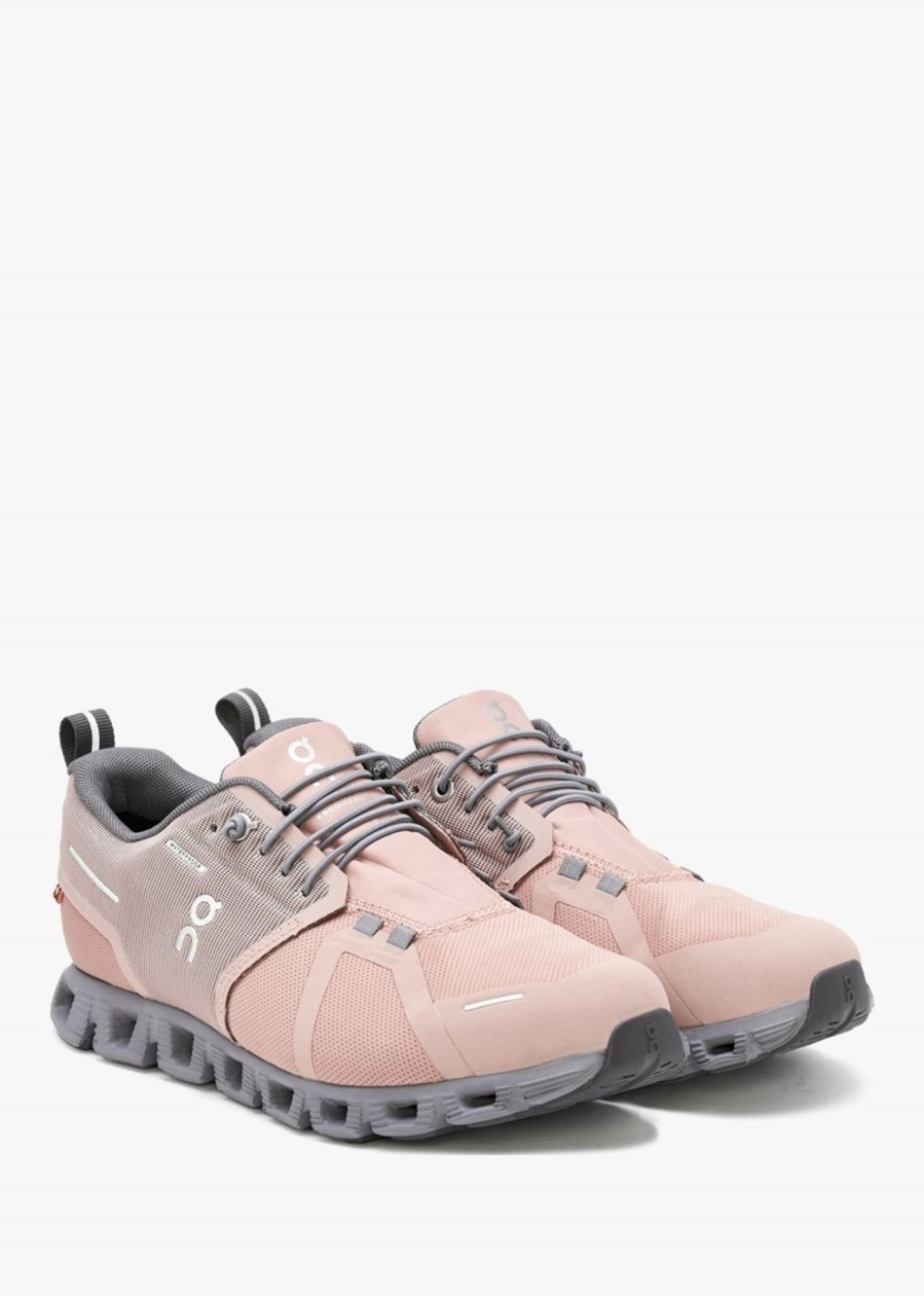 Womens ON RUNNING Trainers | Cloud 5 Waterproof Rose Fossil Trainers