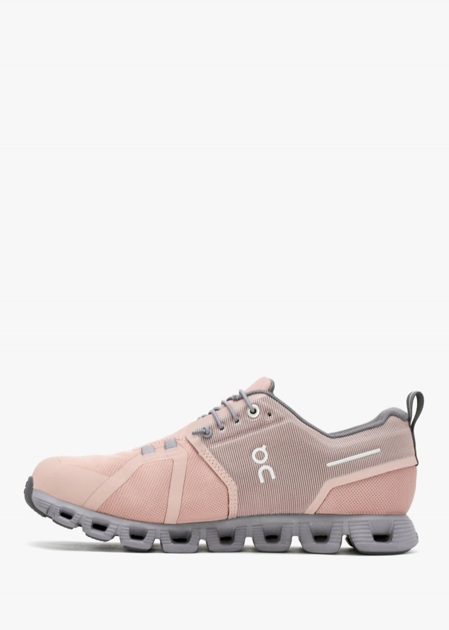 Womens ON RUNNING Trainers | Cloud 5 Waterproof Rose Fossil Trainers