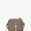 Womens VALENTINO Tote Bags | Womens Divina Pebbled Camera Bag In Taupe