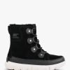 Womens SOREL Boots | Womens Explorer Ii Joan Suede Ankle Boots In Black Fawn