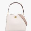 Womens COACH Shoulder Bags | Womens Willow Leather Colourblock Shoulder Bag In Chalk Multi