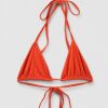 Womens FRANKIES BIKINIS Swimwear | Fb Nick Plisse String Bikini Top