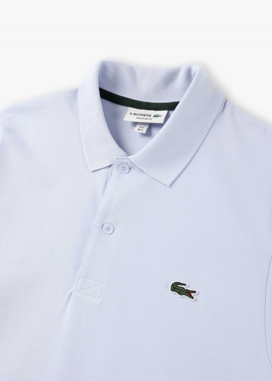 Mens LACOSTE Polo Shirts | Mens Classic Pique Polo Shirt In Light Blue