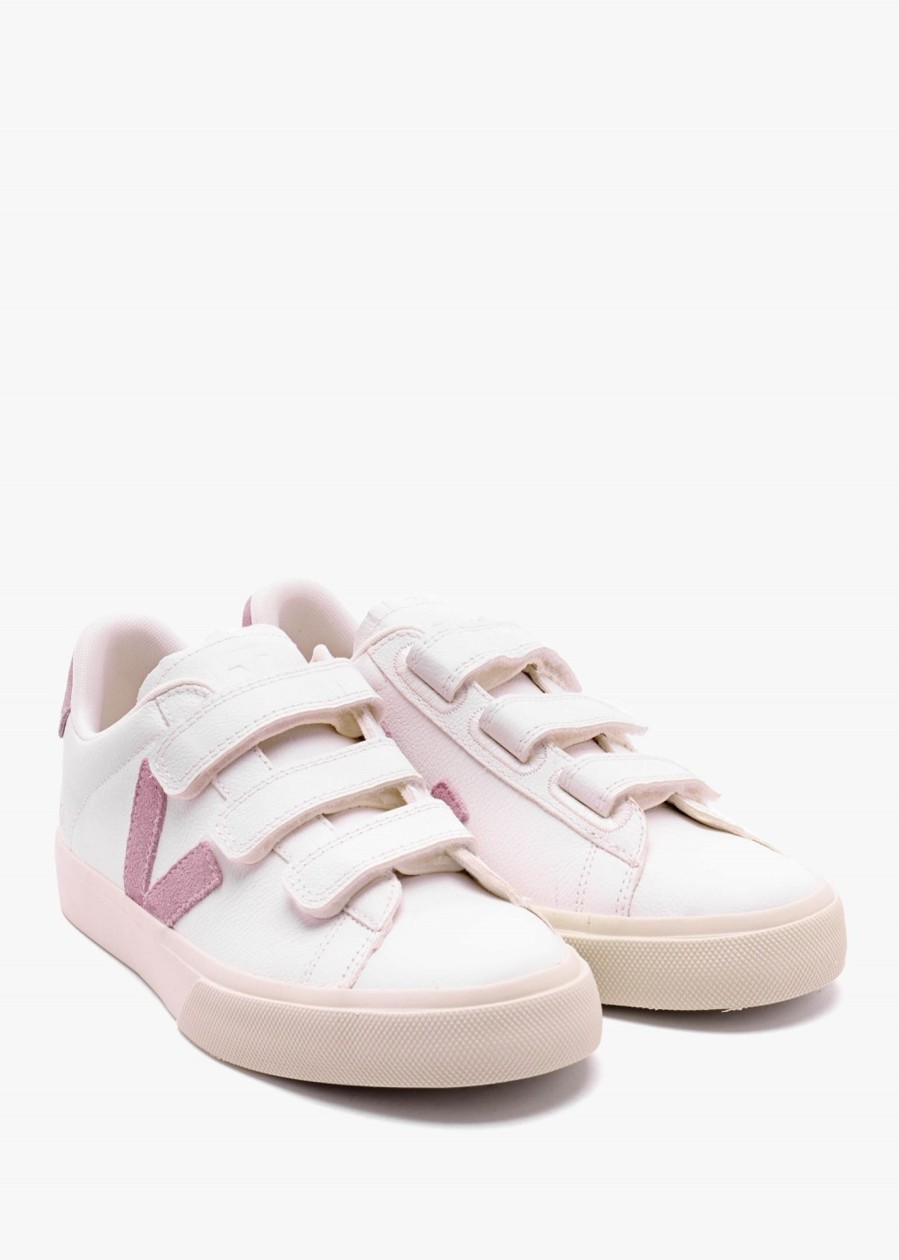 Womens VEJA Trainers | Womens Recife Logo Chromefree Leather Trainers In Extra White Babe