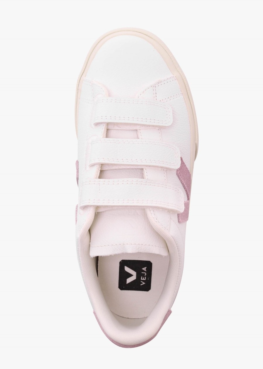 Womens VEJA Trainers | Womens Recife Logo Chromefree Leather Trainers In Extra White Babe