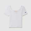 Womens CHAMPION Tops | Cm Reverse Weave Sccop Neck Slim T-Shirt