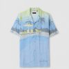 Womens HOUSE OF SUNNY Tops | Hs Take Your Time Poolside Print Oversize Shirt