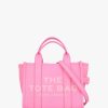 Womens MARC JACOBS Tote Bags | Womens The Leather Small Tote Bag In Pink Petal