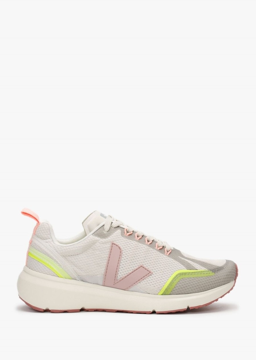 Womens VEJA Trainers | Condor 2 Vegan Alveomesh Trainers In Natural Babe Jaune Flou