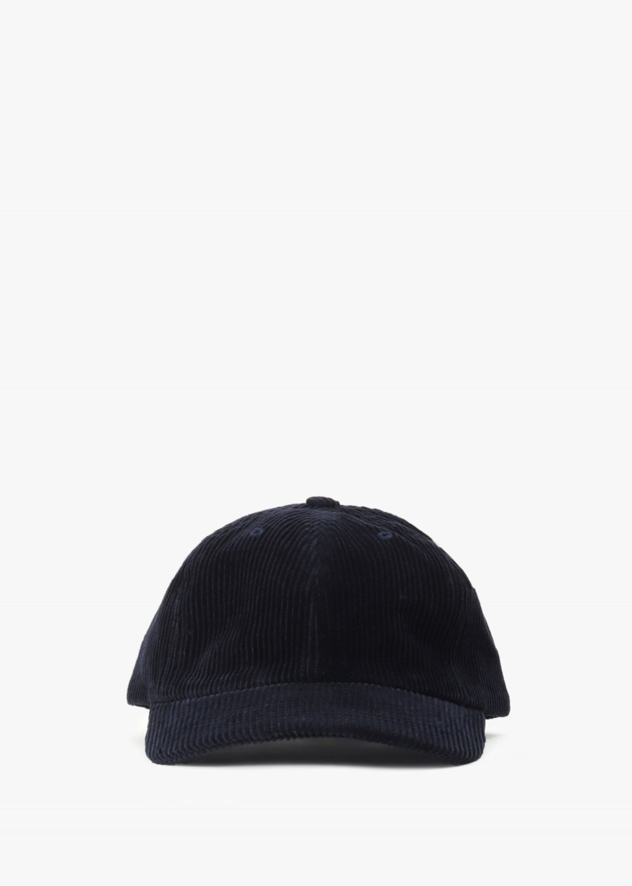 Mens NORSE PROJECTS Gifting | Mens Wide Wale Corduroy Sports Cap In Dark Navy