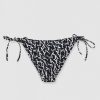 Womens CALVIN KLEIN Swimwear | Ck Warped Logo String Bikini Bottoms