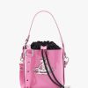 Womens VIVIENNE WESTWOOD Shoulder Bags | Womens Daisy Leather Drawstring Bucket Bag In Pink Patent