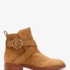 Womens SEE BY CHLOE Gifting | Lyna Suede Ankle Boots Tobacco