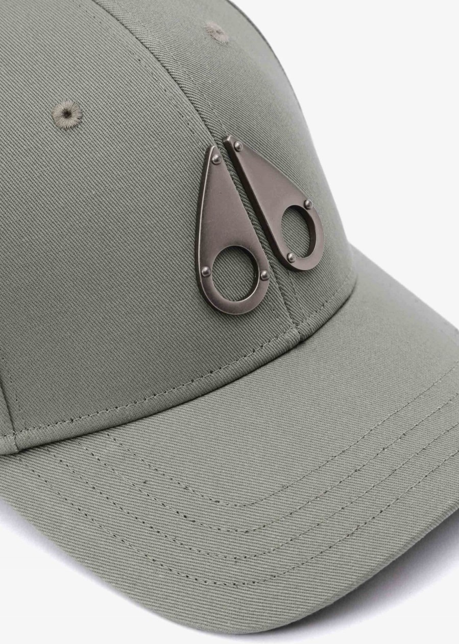 Mens MOOSE KNUCKLES Hats | Mens Logo Icon Cap In Sage